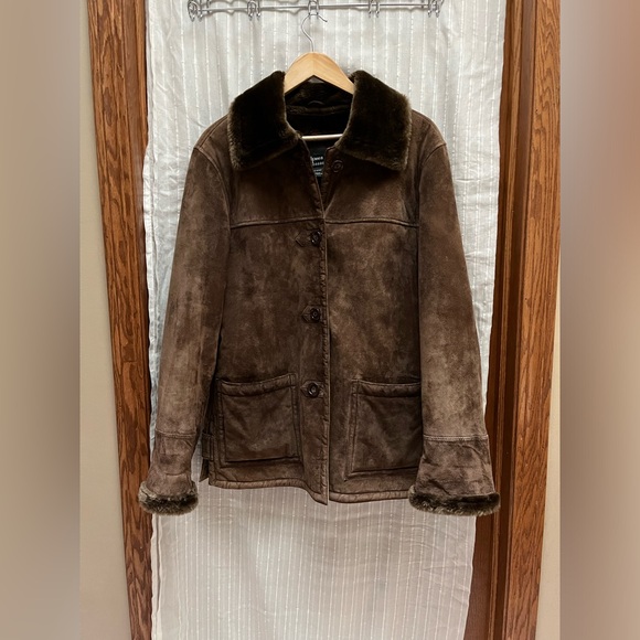 Dennis Basso Women's Brown Coat size S - Picture 6 of 8